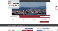 Desktop Screenshot of casanobreimobiliaria.com